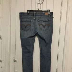 Super low Levi’s skinny jeans